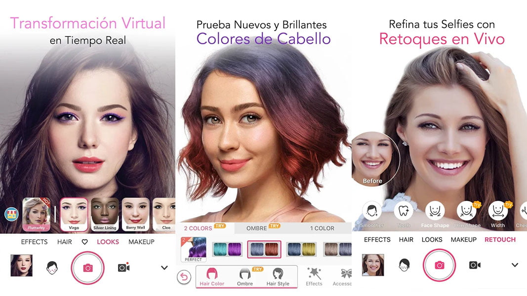 Aplicación YouCam Makeup: Cómo usar para probar el maquillaje | Aplicacion YouCam Makeup Como usar para probar el maquillaje