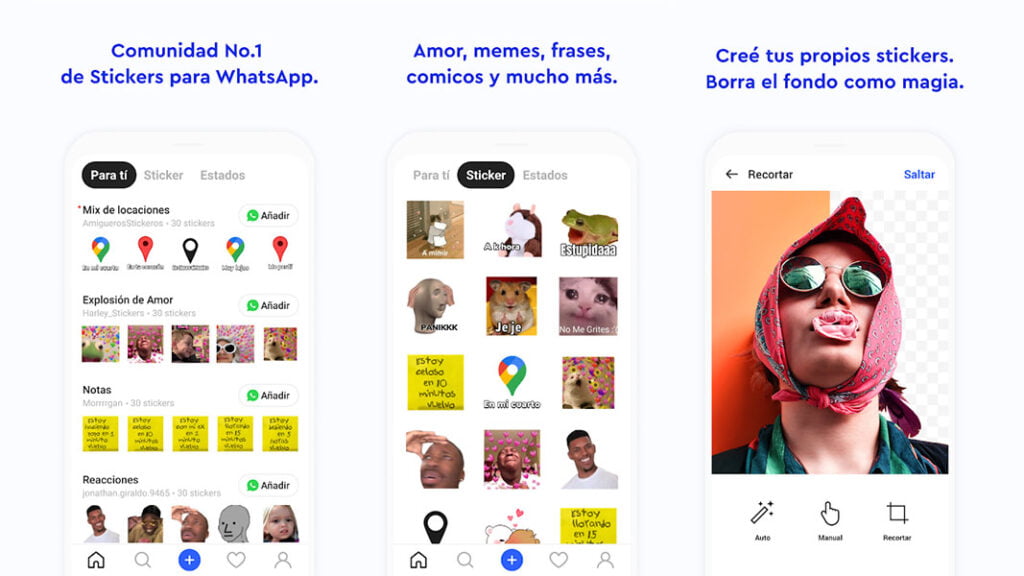 Sticker.ly Divertidos stickers para WhatsApp Stonkstutors