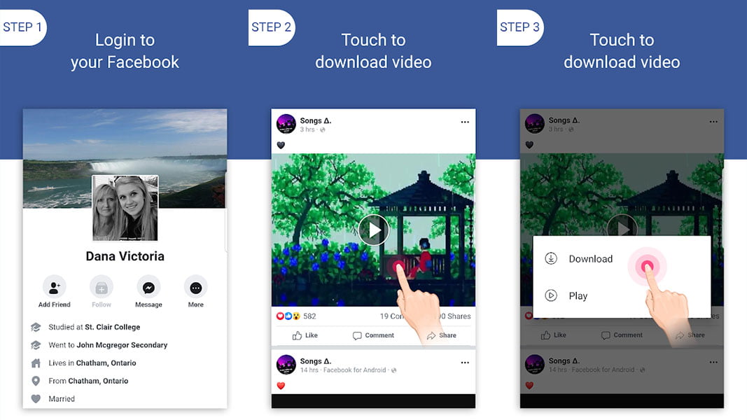 Cómo descargar videos de Facebook con el teléfono | Como descargar videos de facebook con el telefono
