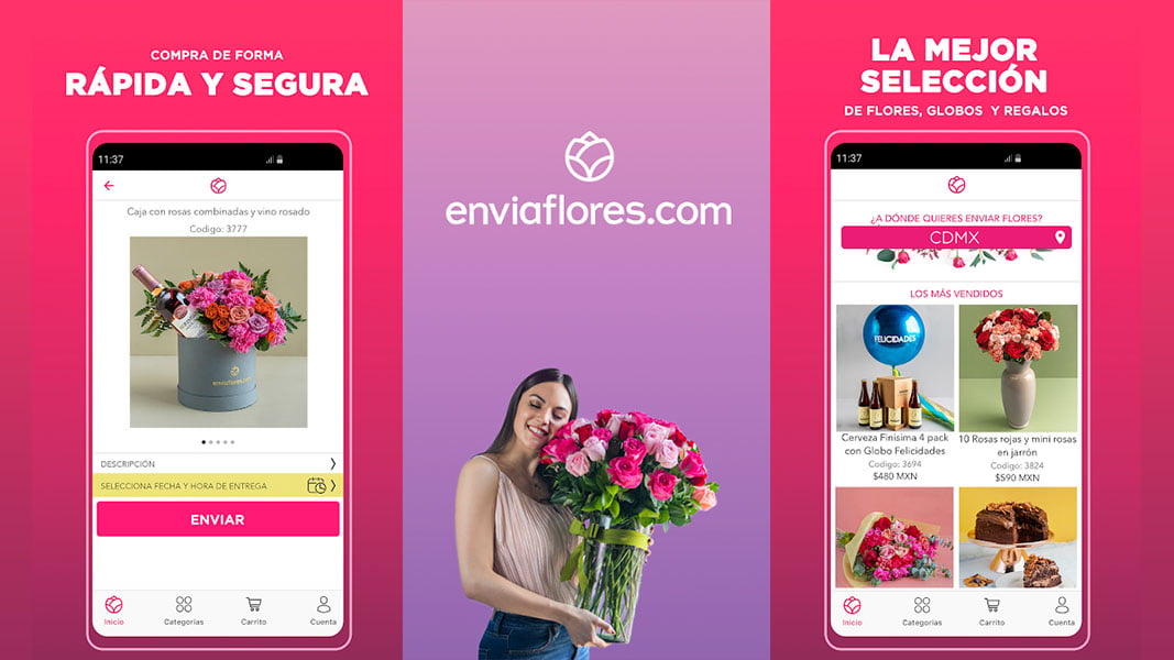 Envía flores a cualquier persona en México usando Enviaflores.com | Envia flores
