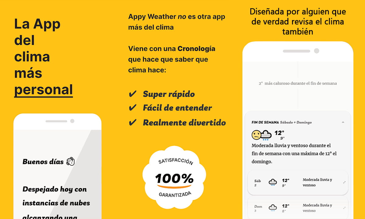 Appy Weather - la app de clima más personal | Appy Weather la app de clima mas personal