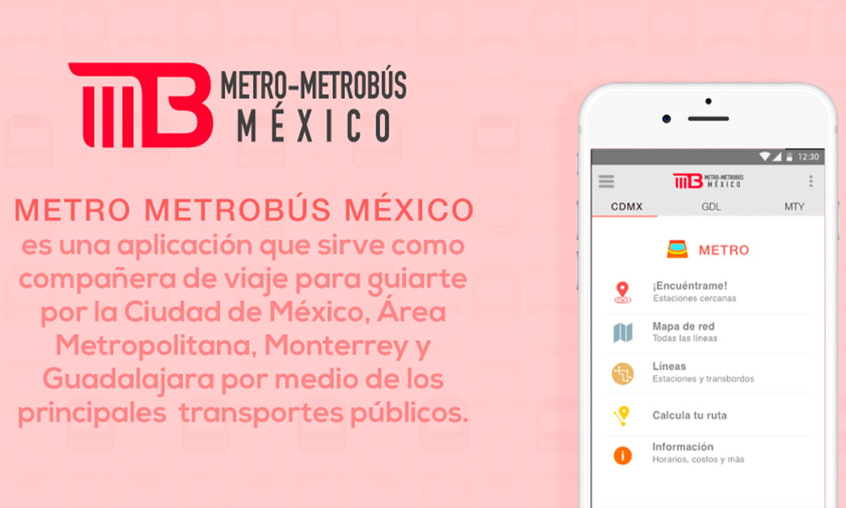 Metrobús - Aplicación que te ayuda a localizar las estaciones de metro | App Metrobus