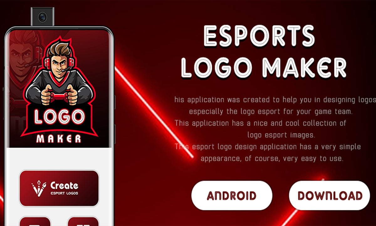 Aplicación Esport Logo Maker: un creador de logotipos para jugadores y equipos | Aplicacion Esport Logo Maker