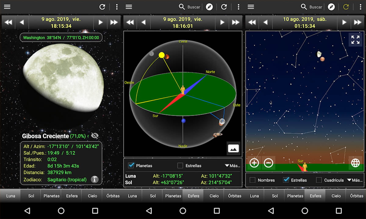 Sigue las fases lunares en tiempo real con la aplicación Daff Luna | Aplicacion Daff Luna