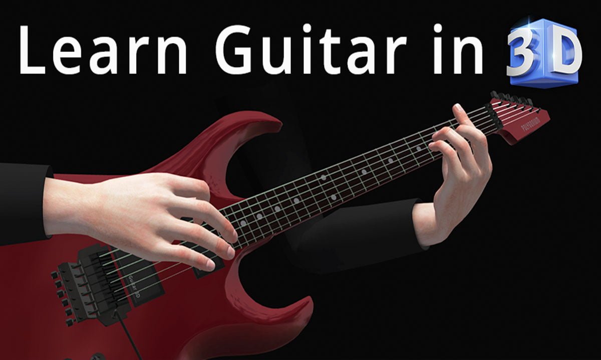 Aplicación gratuita de acordes de guitarra que te enseña a tocarla con un modelo 3D | Aplicacion gratuita de acordes de guitarra que te ensena a tocarla con un modelo 3D