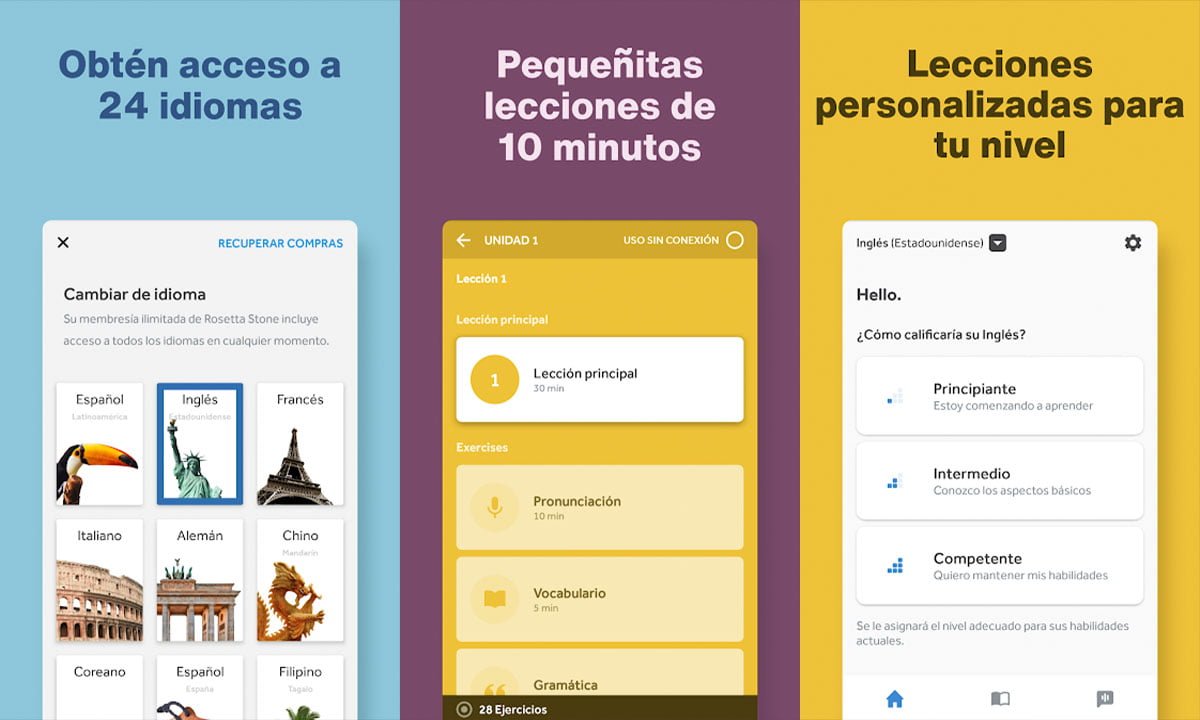 Rosetta Stone – Nueva aplicación para aprender inglés y francés | Rosetta Stone Nueva aplicacion para aprender ingles y frances