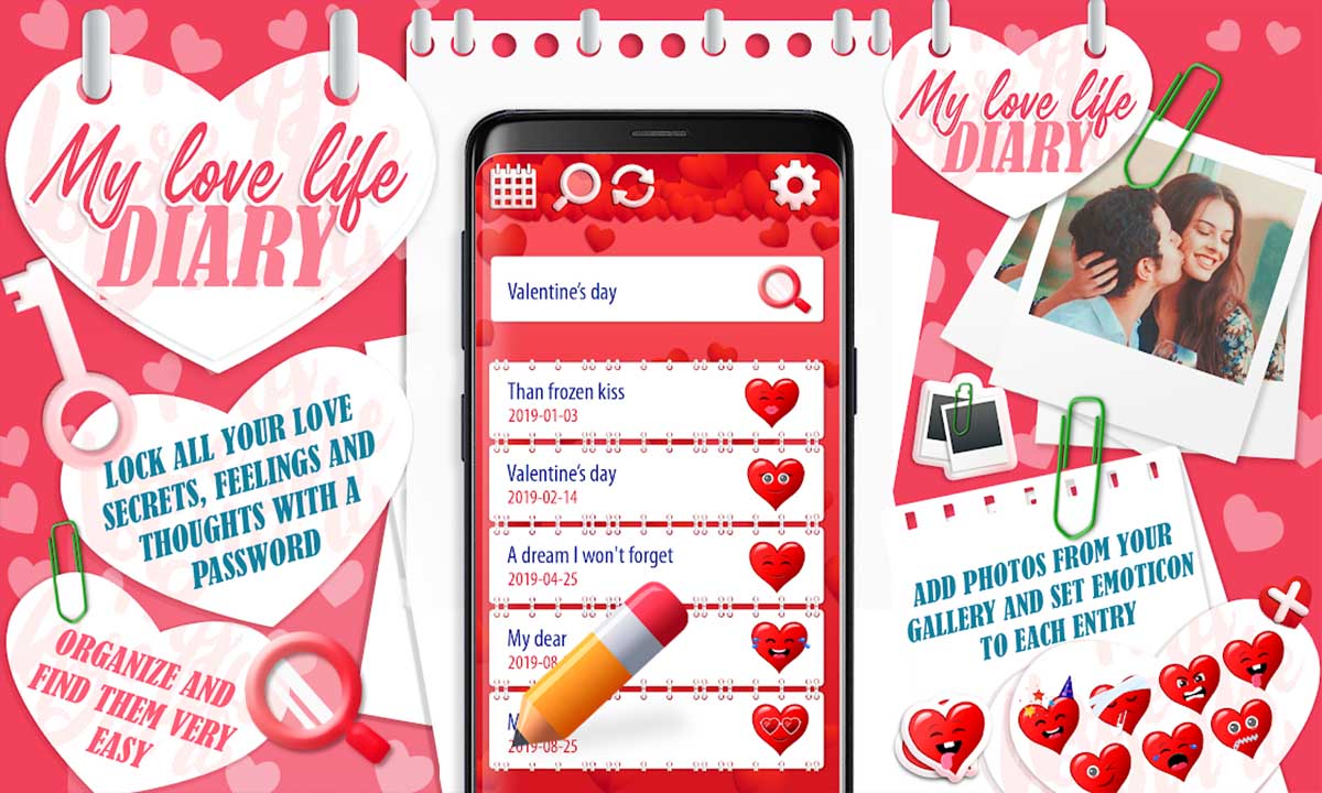 Las mejores 10 aplicaciones para escribir un diario de amor | Las mejores aplicaciones para escribir un diario de amor