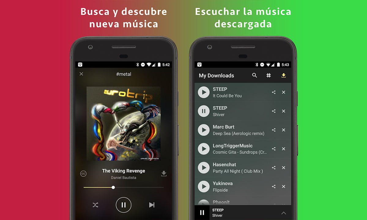 5 mejores aplicaciones para descargar música gratis en Android | 5 mejores aplicaciones para descargar musica gratis en Android
