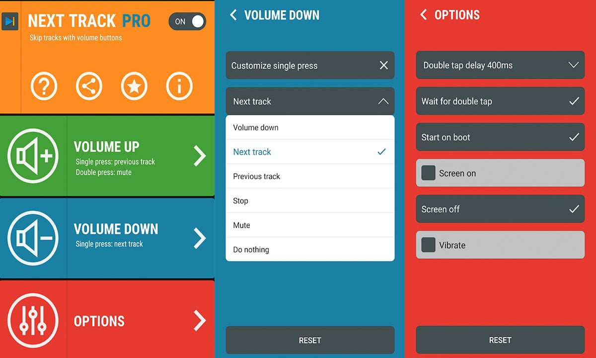 Aplicación para saltar música con botón de volumen | Aplicacion para saltar musica con boton de volumen