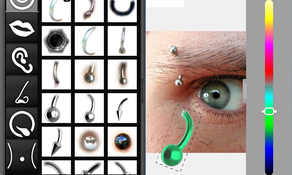 Aplicación para simular piercing en tus fotos | Aplicacion para simular Piercing en tus fotos