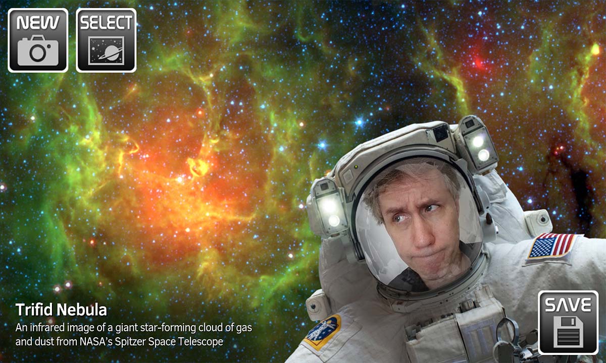 Viaja gratis al espacio con NASA Selfies | Como usar NASA Selfies para tomar fotos en el espacio
