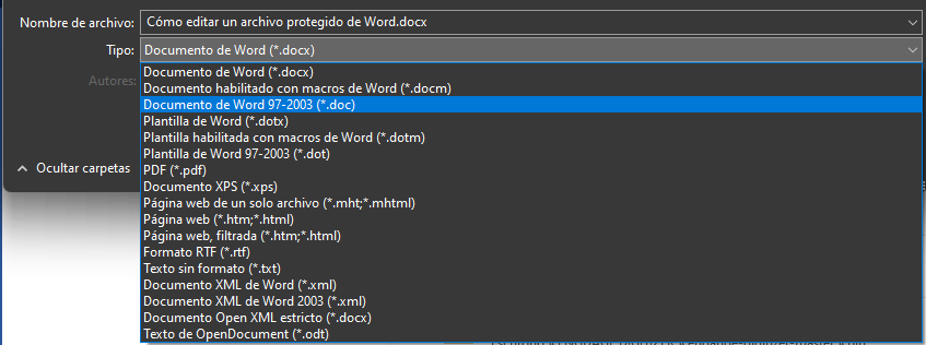 Cómo editar un archivo protegido de Word | 37. Como editar un archivo protegido de Word1 2 1