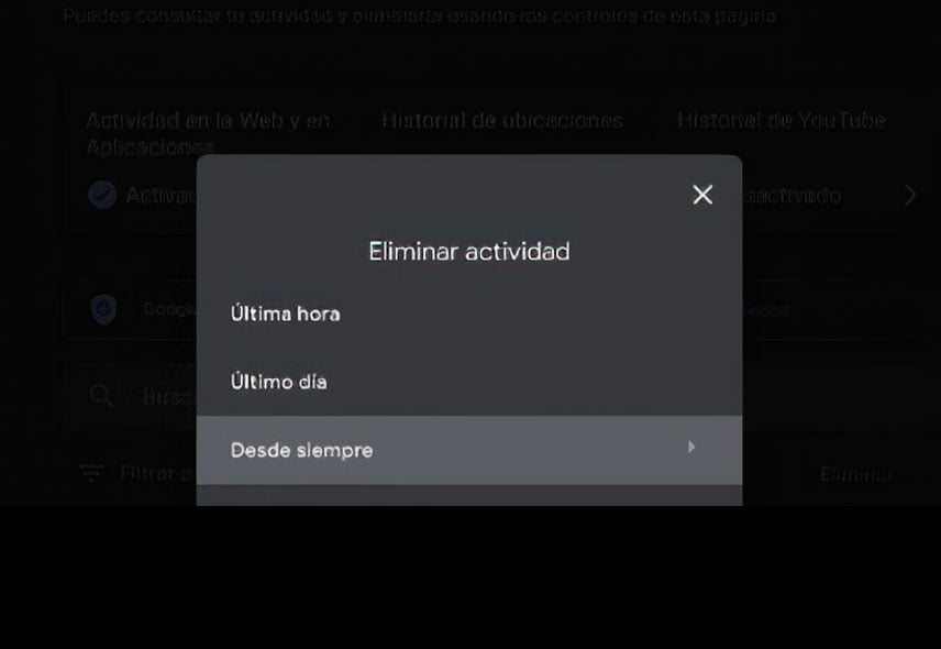 Cómo eliminar todo tu historial de búsqueda en Google | 44. Como eliminar todo tu historial de busqueda en Google1 1