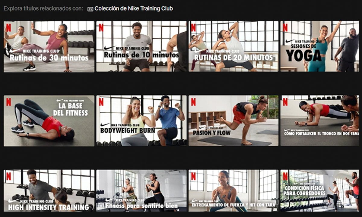 Nike Training Club: cómo ver los entrenamientos de la app en Netflix | 20. Nike Training Club como ver los entrenamientos de la app en