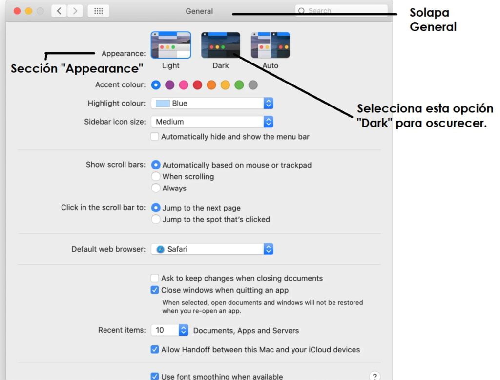 Cómo activar y desactivar el modo oscuro de Safari | 49. Como activar y desactivar el modo oscuro de Safari11 1