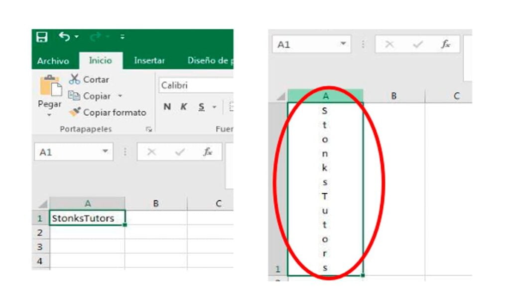 Escribir En Vertical En Excel ¿cómo Lograrlo Stonkstutors 7791