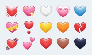 Conoce el significado de cada color del emoji de corazón | coracao
