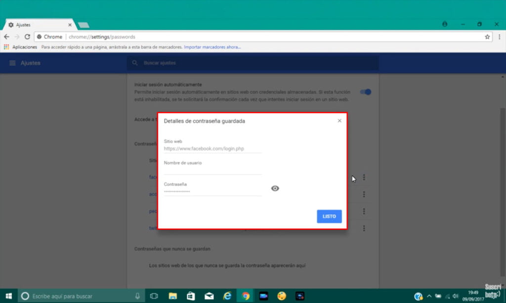 Cómo acceder a tus contraseñas guardadas en Google Chrome | 47 Como acceder a tus contrasenas guardadas en Google Chrome1 5