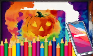Aplicación para colorear dibujos de Halloween | Aplicación para colorear dibujos de HalloweenCAPA