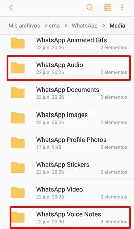 Cómo recuperar audios en WhatsApp 3