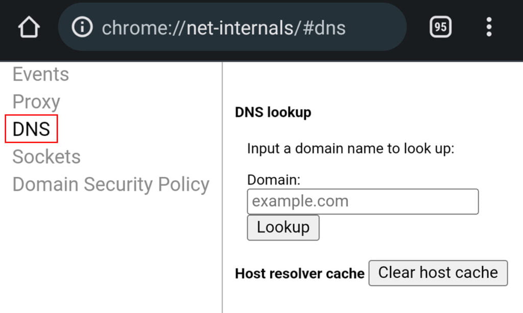 Cómo limpiar la caché de DNS en Chrome | Foto 103.103.8