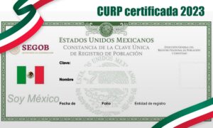 CURP certificada 2024: cómo obtenerla | CURP certificada 2023 cómo obtenerla3