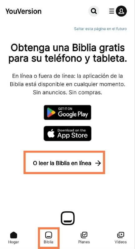 Cómo leer la Biblia desde el celular sin descargar aplicaciones 3
