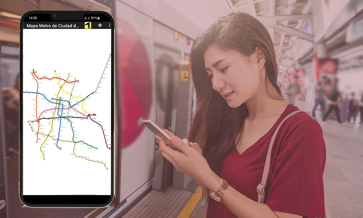 Ten un mapa del metro de la Ciudad de México en tu celular | Ten un mapa del metro de la Ciudad de México en tu celular3