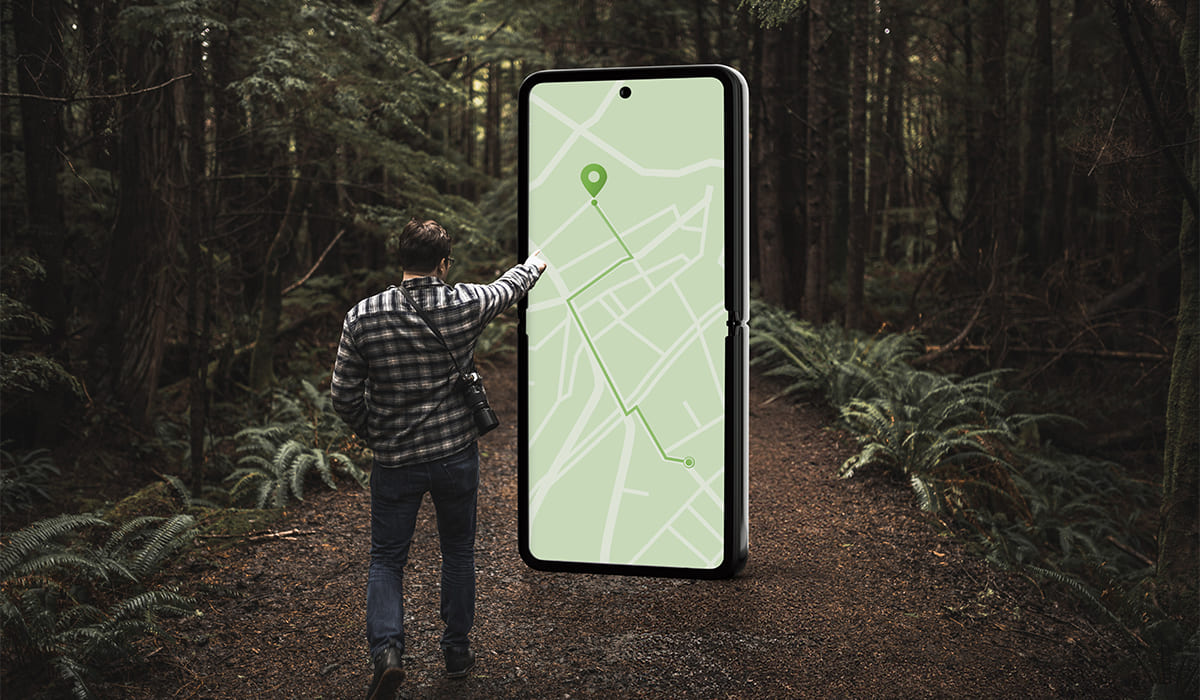 Aplicación de GPS para explorar la naturaleza | Aplicación de GPS para explorar la naturaleza1