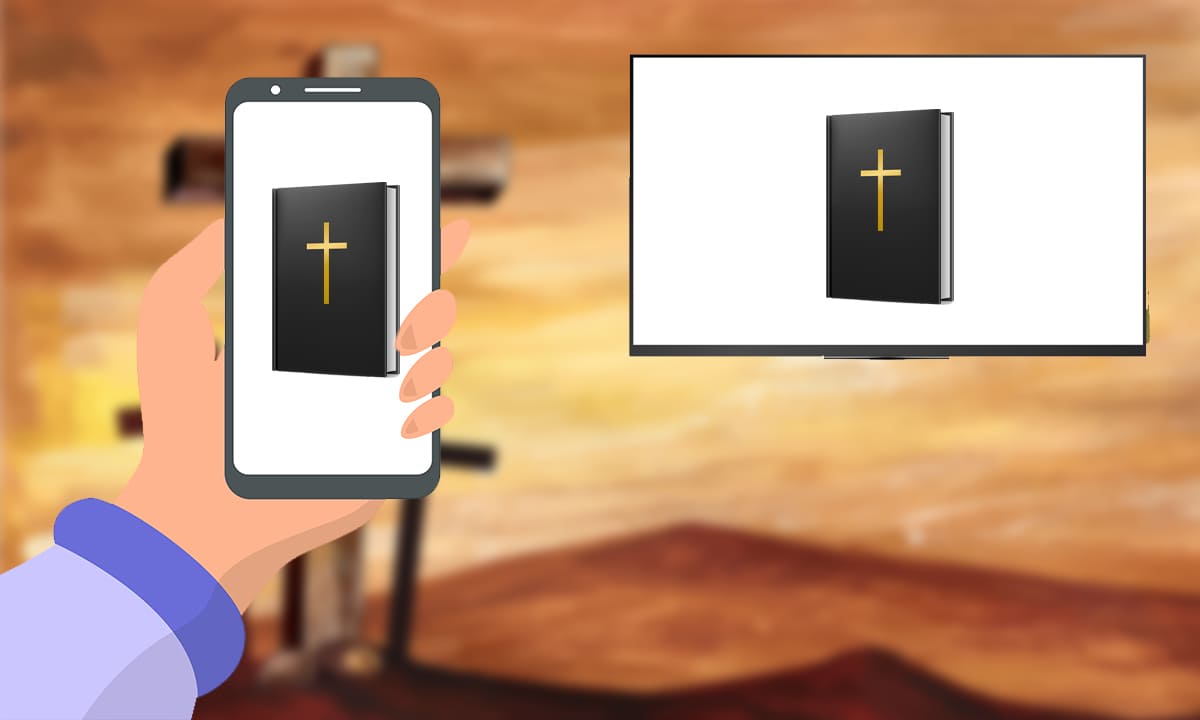 Aplicación para reflejar la Biblia Católica del celular en la TV | Aplicación para reflejar la Biblia Católica del celular en la TV3