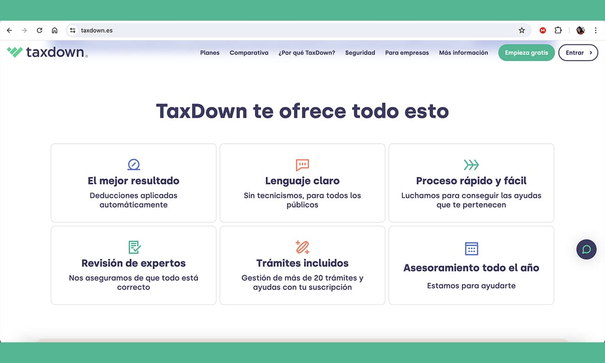 Aplicación TaxDown - Recupere su dinero del SAT | Aplicación TaxDown Recupere su dinero del SAT2