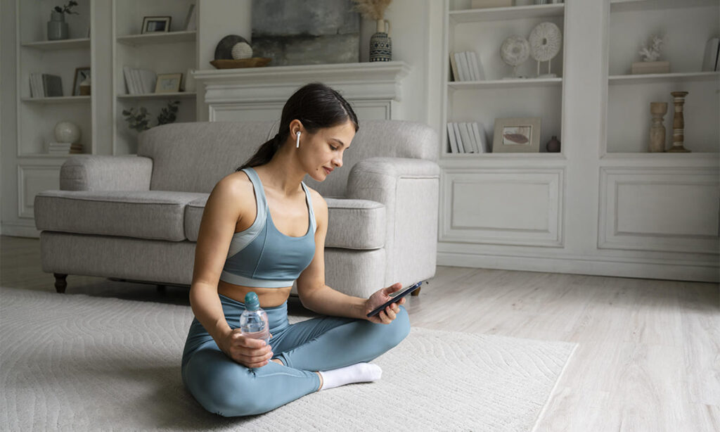 Aplicación de entrenamiento de pilates: haz 5 minutos al día | Aplicación de entrenamiento de pilates haz 5 minutos al día1