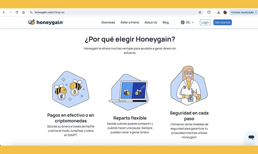 ¿Cómo crear una cuenta en la aplicación Honeygain para generar ingresos extra? | Cómo crear una cuenta en la aplicación Honeygain para generar ingresos extra2