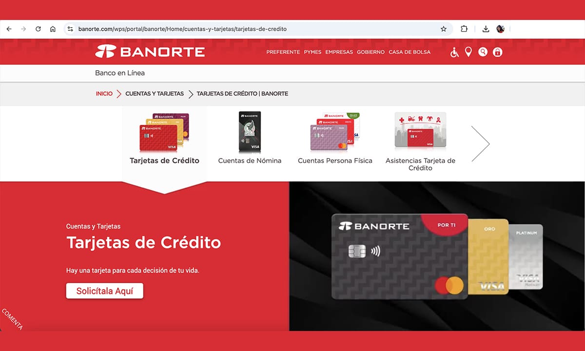 Cómo solicitar una tarjeta de crédito Banorte por el celular | Cómo solicitar una tarjeta de crédito Banorte por el celular1