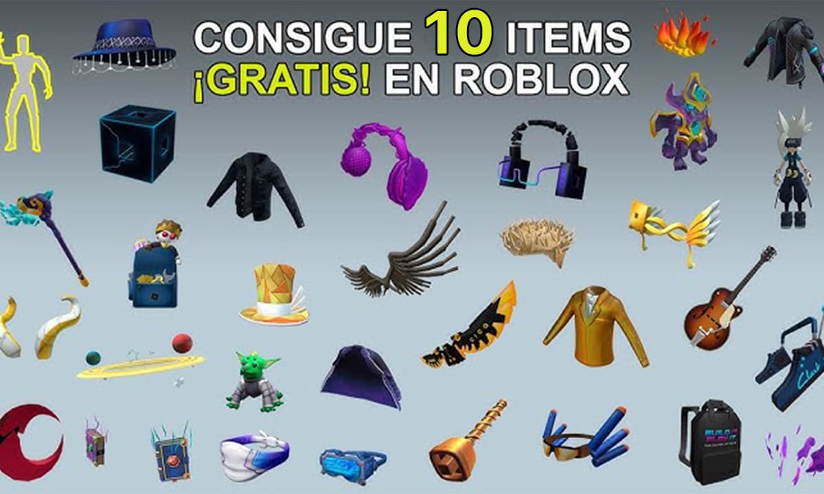 Mira cómo obtener 10 artículos gratis en Roblox | Mira cómo obtener 10 artículos gratis en