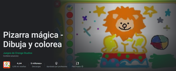 Pizarra mágica para que los niños dibujen y pinten en sus celulares 2 Pizarra mágica para niños