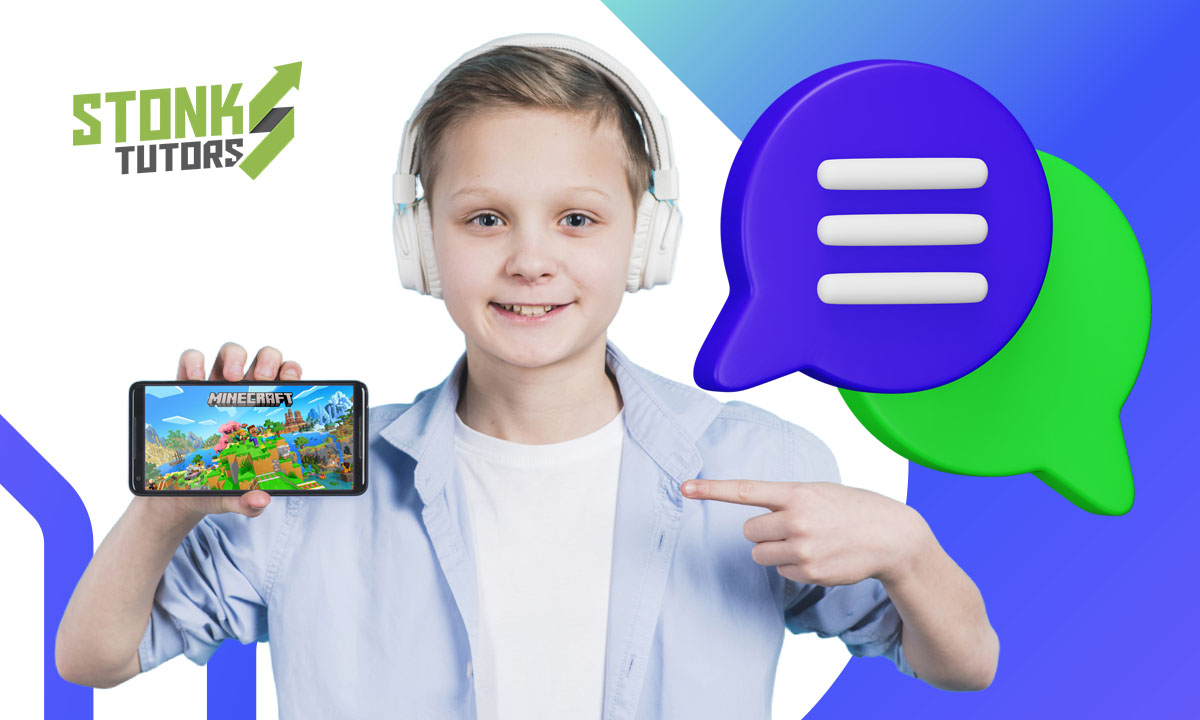 Inglés jugando en Minecraft