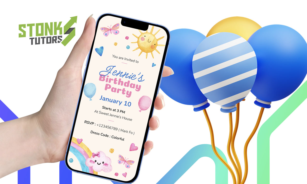 Convite digital para fiesta infantil