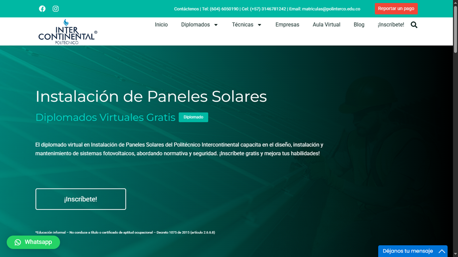 Instalación de paneles solares desde casa