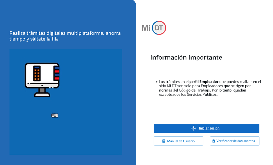 Historial laboral en Chile