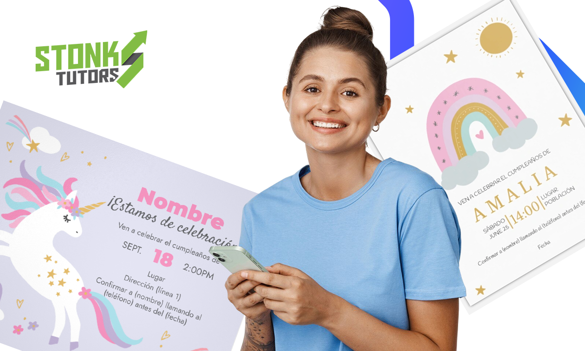 Crear invitaciones de fiestas infantiles