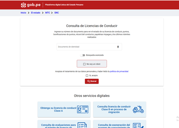 Licencia de conducir electrónica