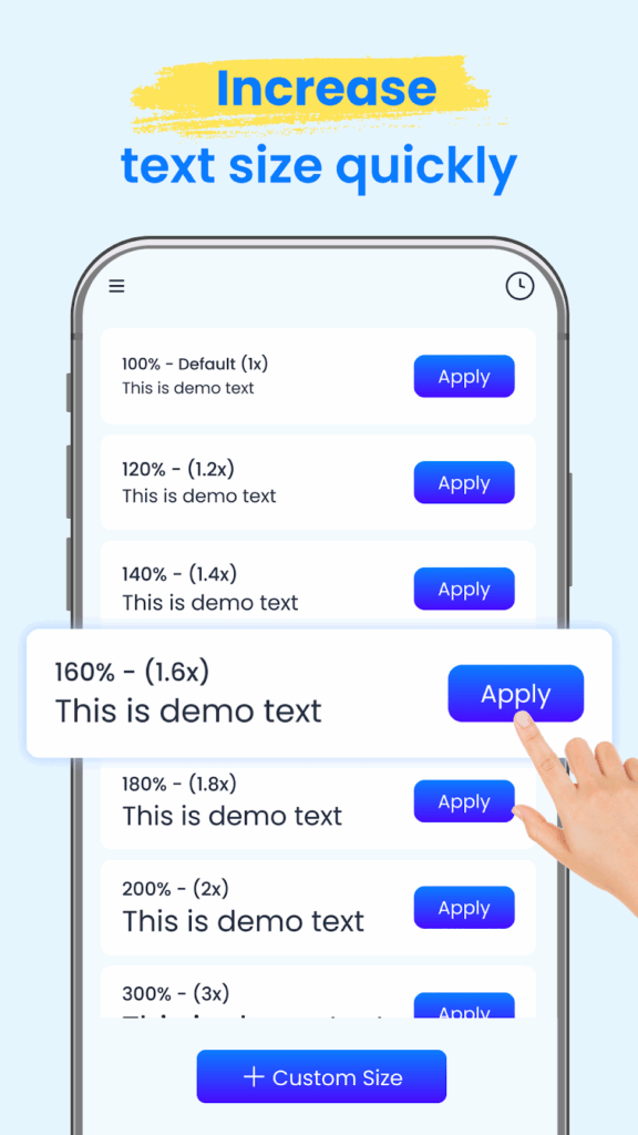 Aumentar el tamaño de letra en tu celular
