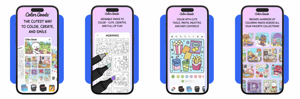 Aplicación para colorear ositos