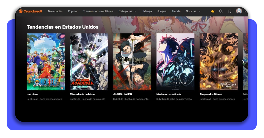 Ver anime en HD