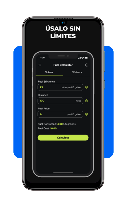 Calculadora de combustible