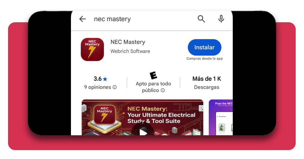 NEC practice test: app gratis para practicar exámenes de electricista 4 IMG 5890 02