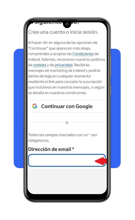 Vacantes de asistente de cafetería escolar: POSTÚLATE por el celular 5 Inicia sesión o crea tu cuenta en Indeed
