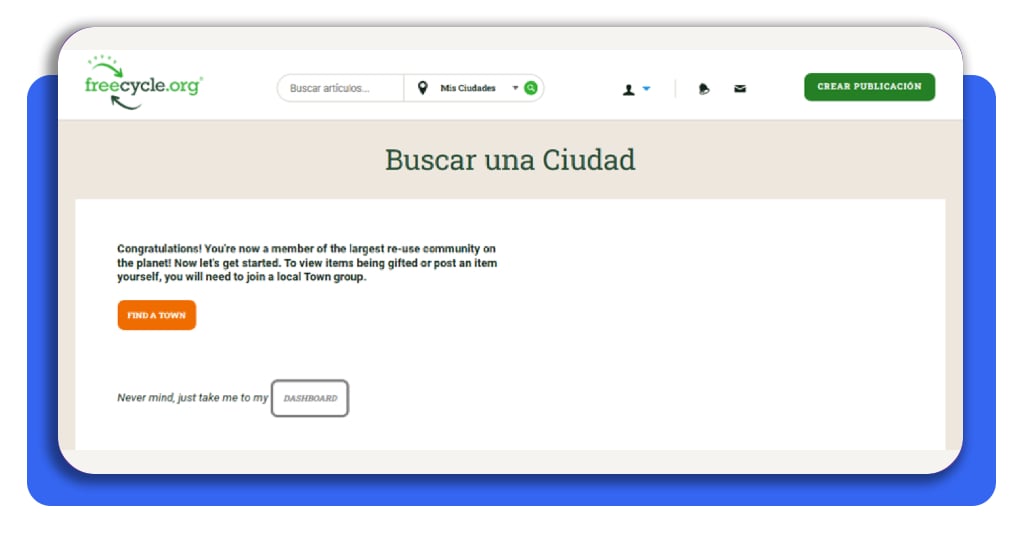 Electrodomésticos de segunda mano: dónde y cómo conseguirlos gratis 4 Selección de ciudad en Freecycle
