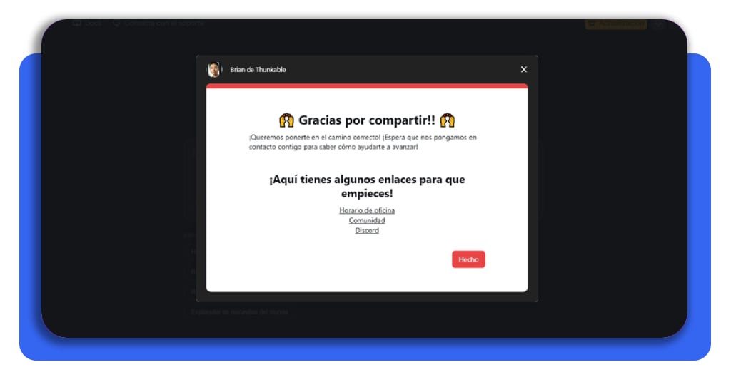 Paso 5 aprende desde los enlaces informativos